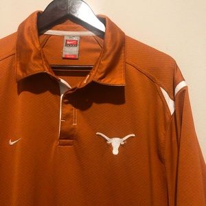Vintage Nike UT Texas Longhorn  Performance Polo